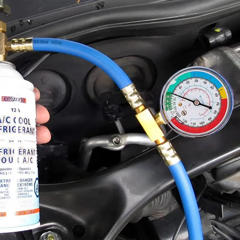 

Car AC Refrigerant Refill Kit Leak-proof Reusable Adjustable Filling Tool Refrigerant Gas Refilling Equipment For Cars Trucks