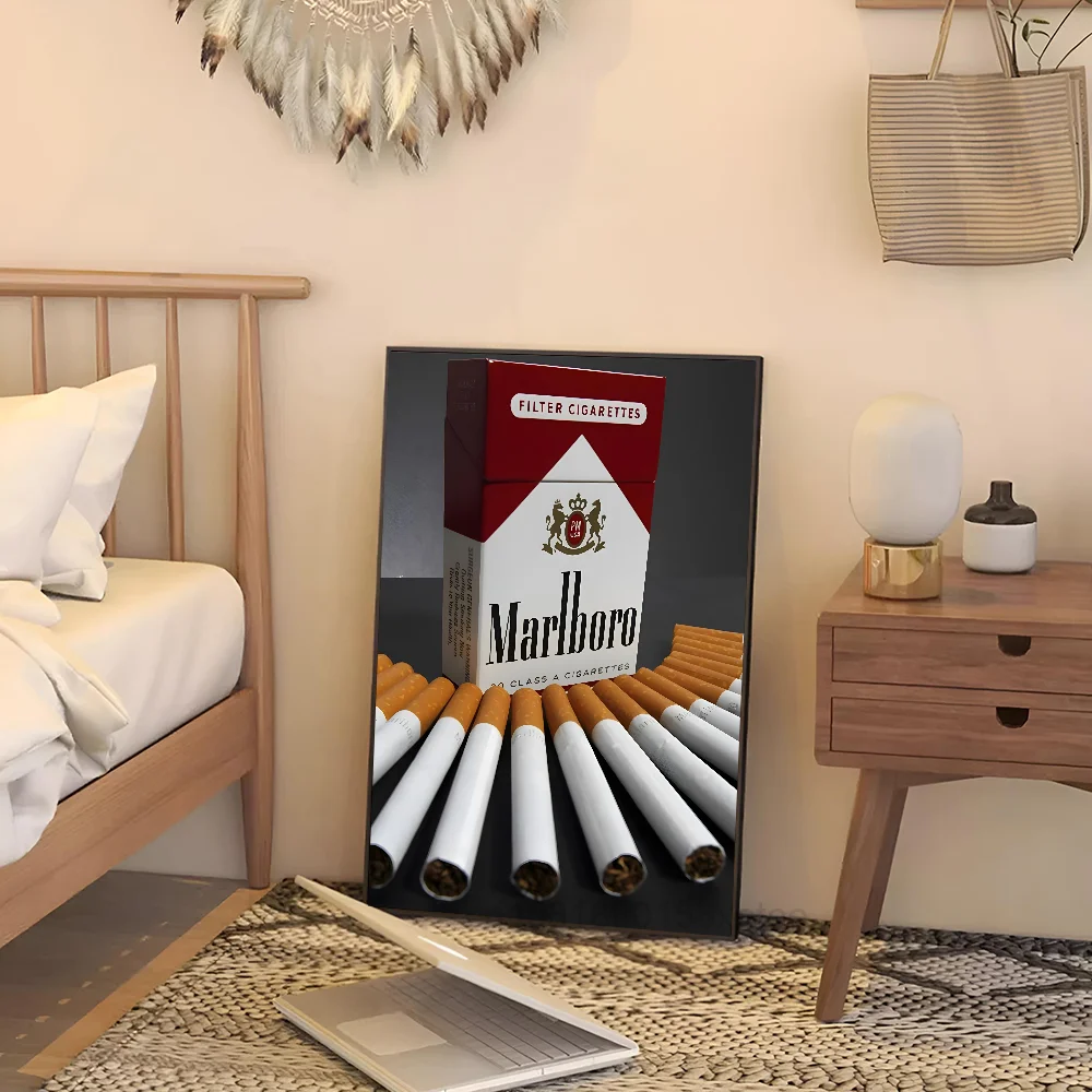 Cigarette Poster Paper Print Home Living Room Bedroom Entrance Bar Cafe Art Painting Decoration M-Marlboros-s