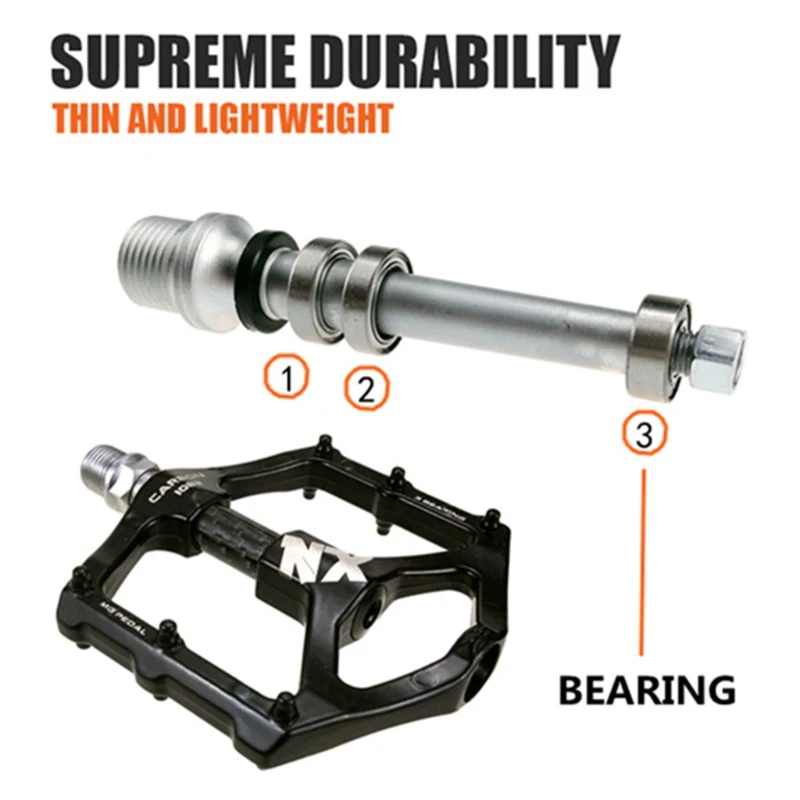 

Lightweight Universal Mountain Bike Magnesium Alloy Pedals for BMX Road MTB Bicycle Ultra-light Non-slip 24BD