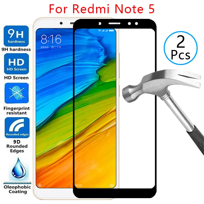 Защитный экран 9d, закаленное стекло для redmi note 5 pro, чехол для xiaomi readmi not note5 note5pro, защитный чехол для телефона 9h