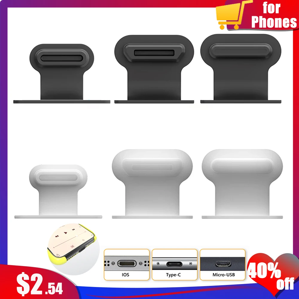 

For iPhone 11 12 13 Accessories Smartphone Dust Plug Type-C IOS USB Plug Cover Phone Protector for Huawei Samsung Xiaomi iPhone