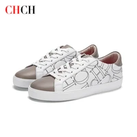 chch fashion womens flat shoes soft and non abrasive printing thick soled non slip wear resistant casual womens shoes