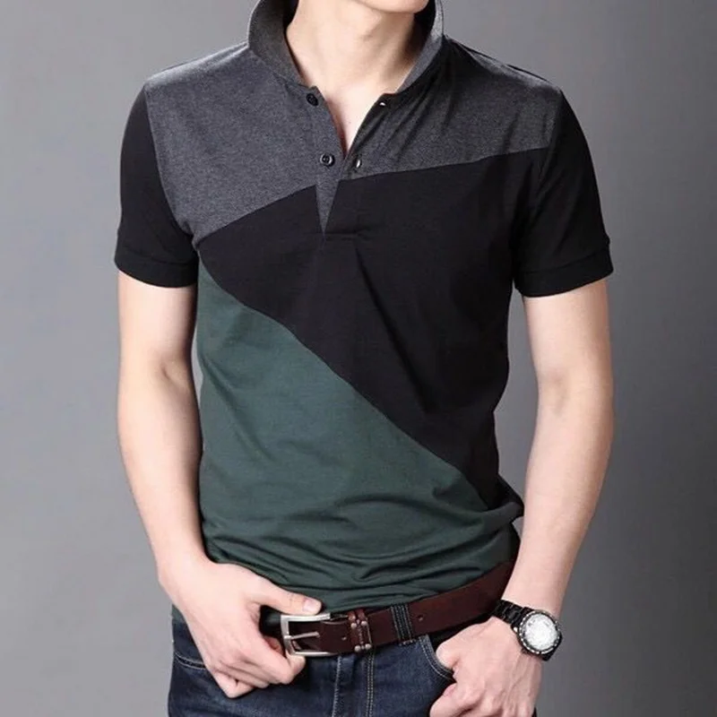 

JANPA Style 2022 Brand Casual Polo Shirts Short Sleeve Men Summer Cotton Breathable Tops Tee ASIAN SIZE M-5XL 6XL