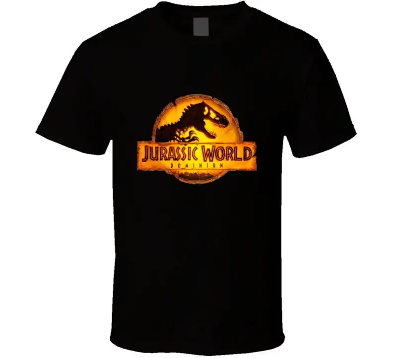 

Jurassic World 3 Dominion Park 2022 New Movie Poster Dinosaur Life Found A Way Logo T Shirt