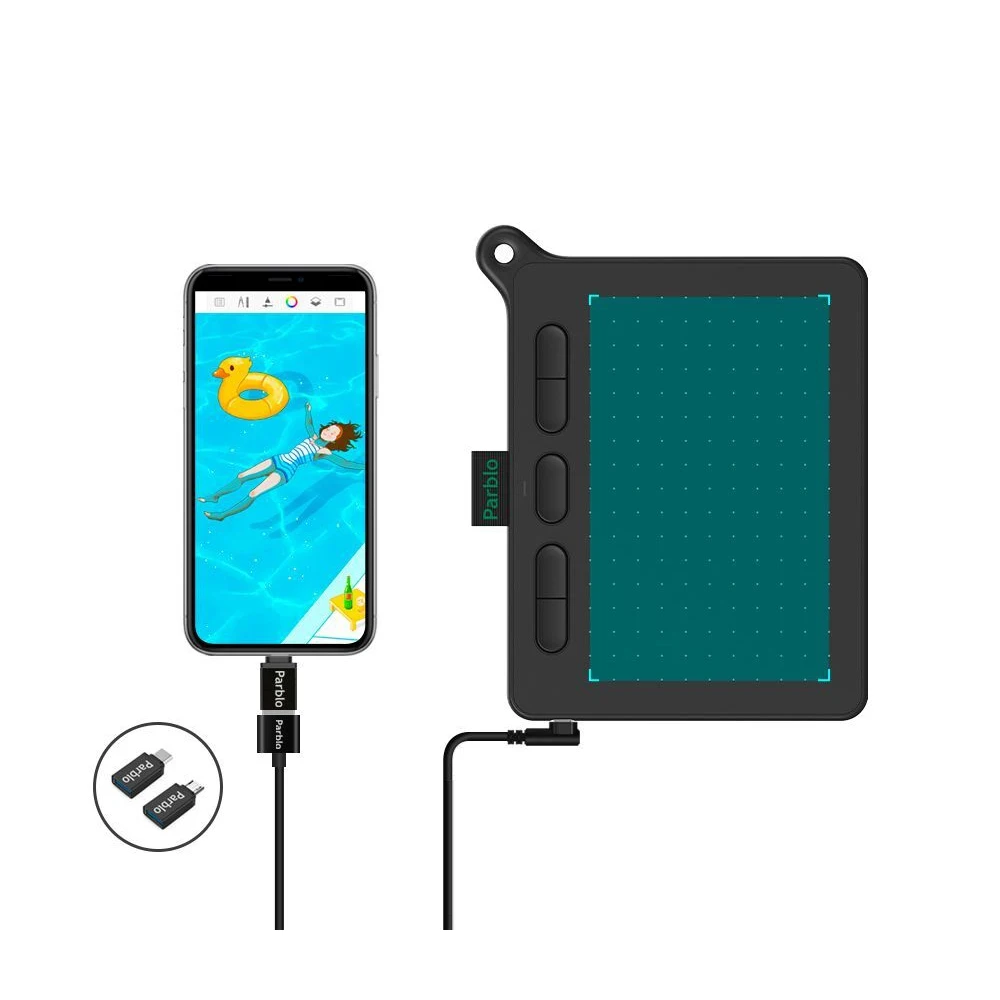 Графический планшет Parblo Ninos S Dark NIght Black |