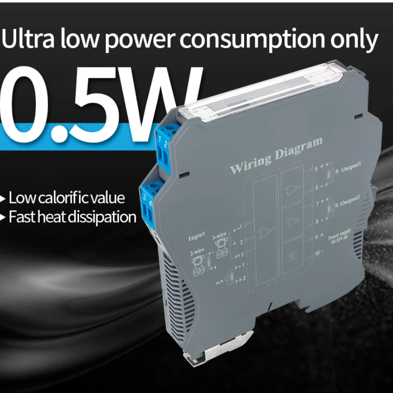 

Аналоговый преобразователь 4-20 мА 0-10 мА 0-75 мВ 0-10 в 0-5 в 1-5 в передатчик сигнала 24 В постоянного тока изолятор сигнала 1 в 1 выход