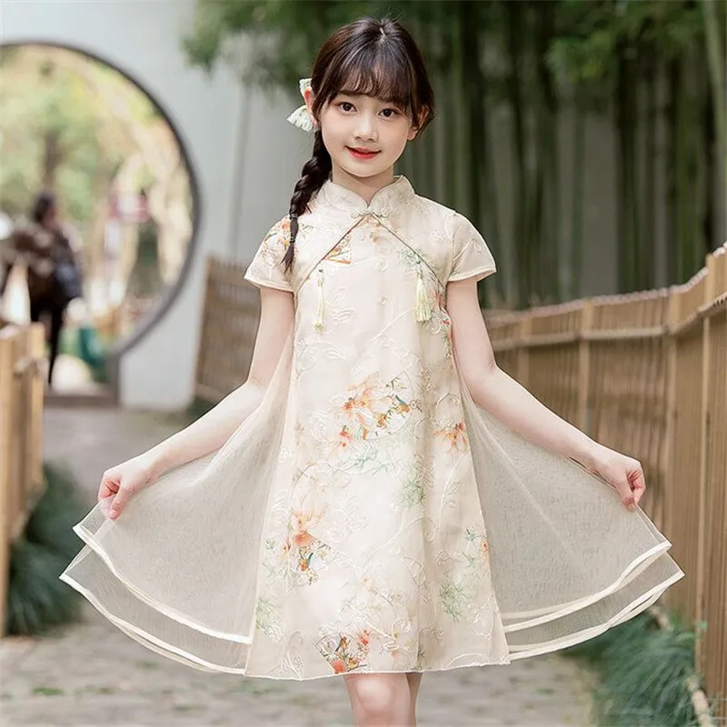 Женское розовое платье официальная китайская детская одежда милое детское