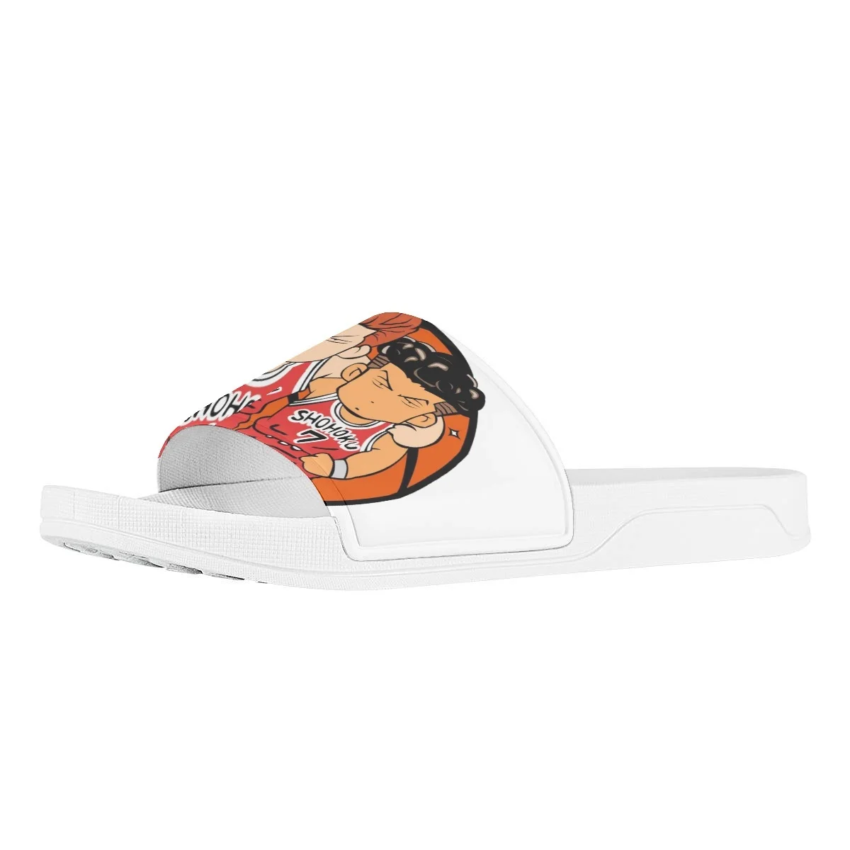 スラムダンク Slippers Indoor Casual Womens Open Toe Flats Shower Outdoor Beach Mini Q Version Cartoon Comfortable Unisex Flat Shoes