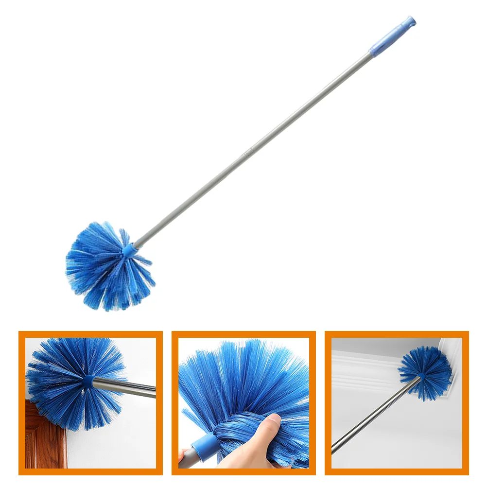 

Spider Web Brush Pole Cobweb Duster Extension Pole Spider Web Cleaner Cobweb Brush