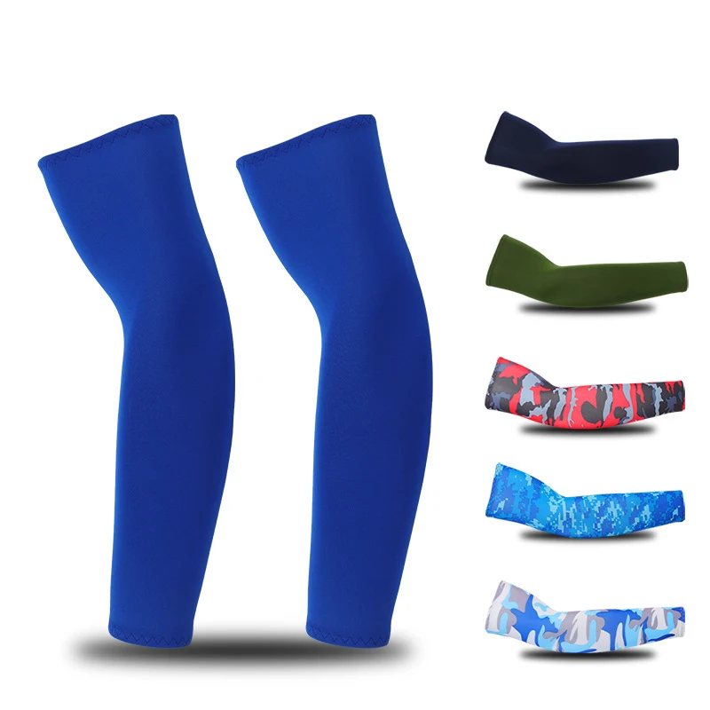 

Sun UV Protection Cycling Gloves Outdoor Sports Long Arm Sleeve Unisex Mountaineering Running Sleeve Driving Ice Cuff Gloves