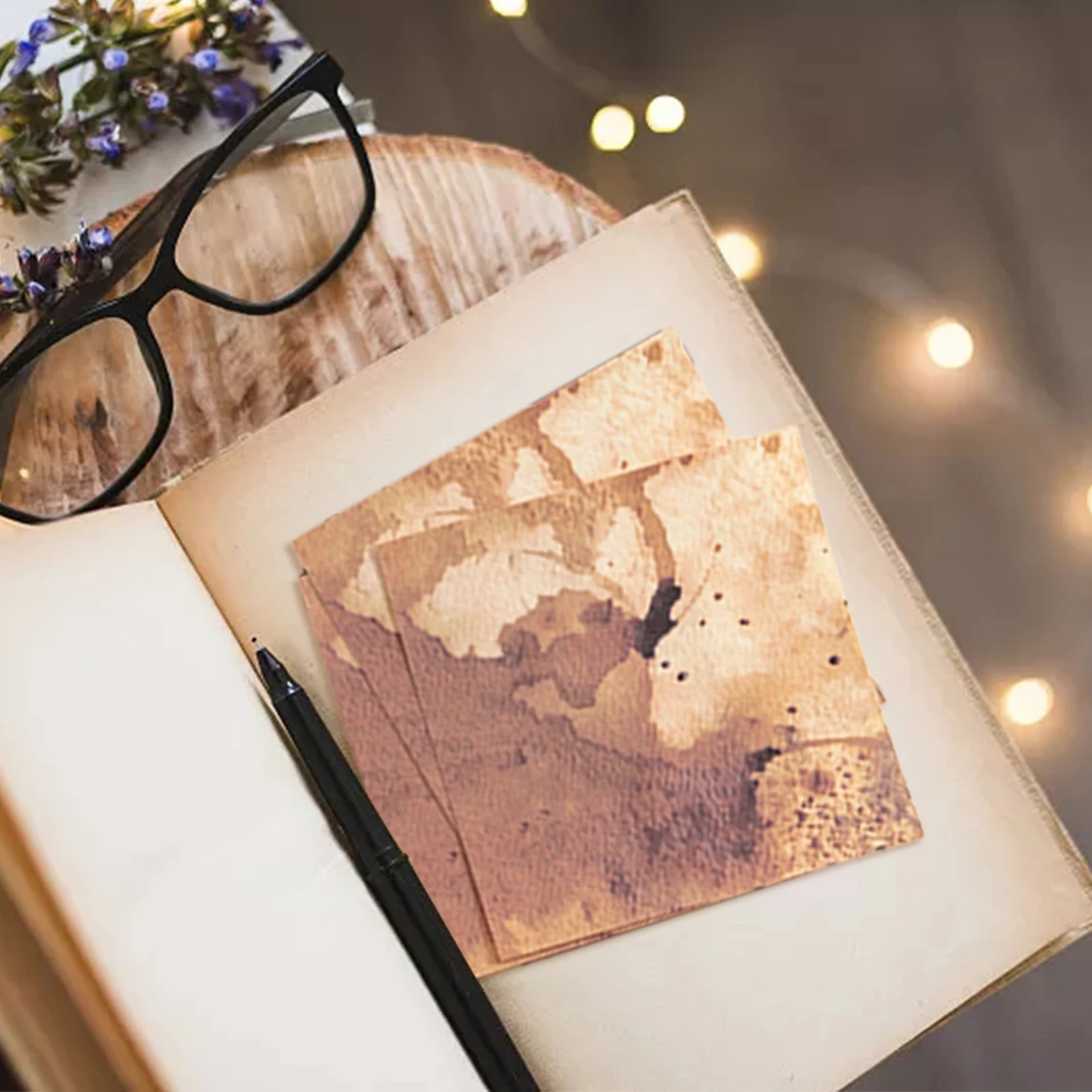 Принадлежности для ведения журналов 100 листов винтажный набор бумаги