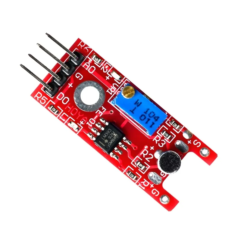 Модуль усилителя микрофона Звуковой модуль Микрофон речи для Arduino