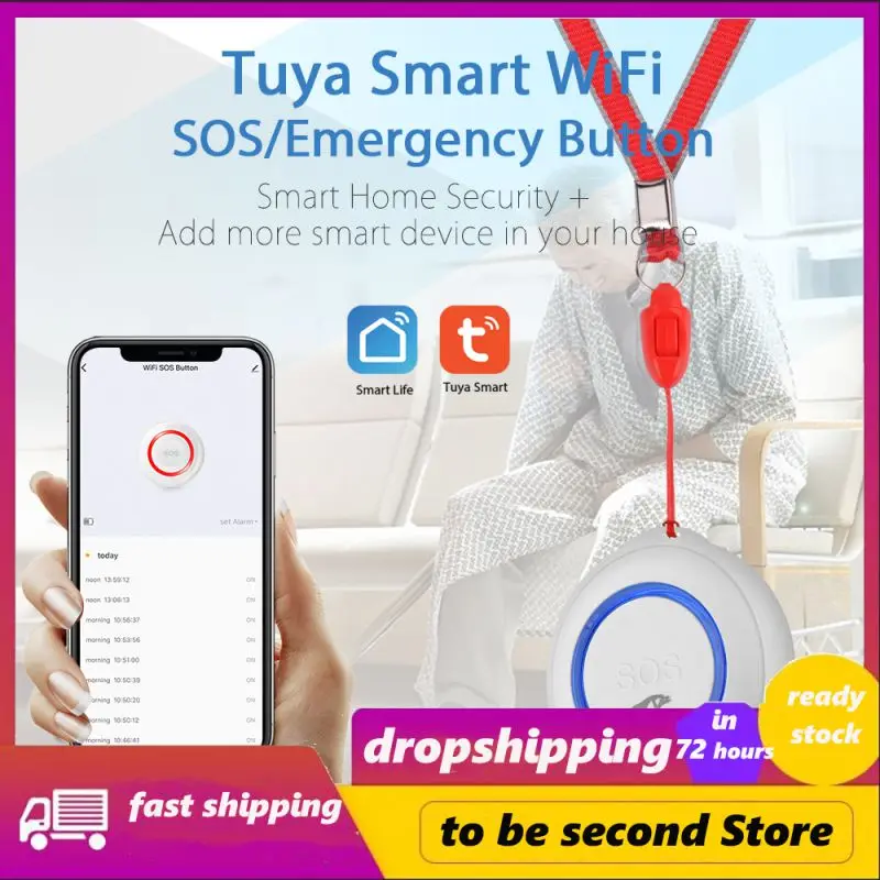 

Link To Alarm Or Call For Help Emergency Help Alarm Linkage Waterproof Alarm For The Elderly -20-60 "c Remote Call For Help 45ma