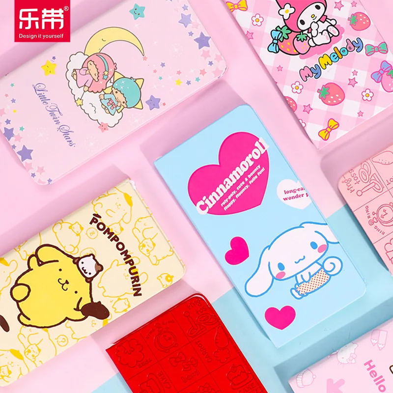 

Sanrio блокнот Hello Kitty Cinnamoroll Kawaii канцелярские принадлежности с аниме милый творческий мультфильм My Melody свободный лист книжка детские подарки