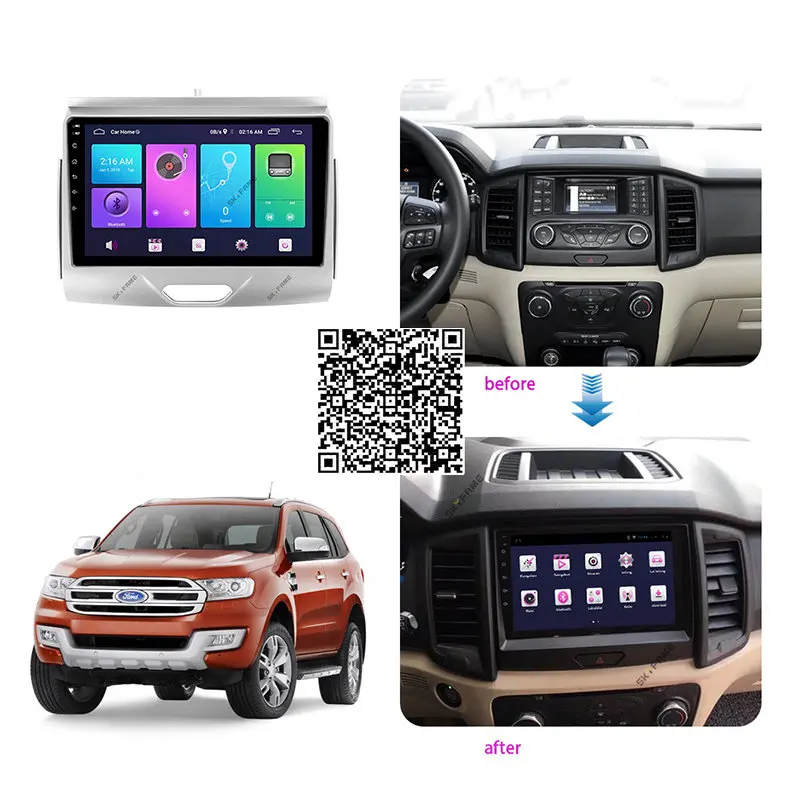 

For Ford Ranger T6 2019 Car Radio Stereo Android Multimedia System GPS Navigation DVD Player