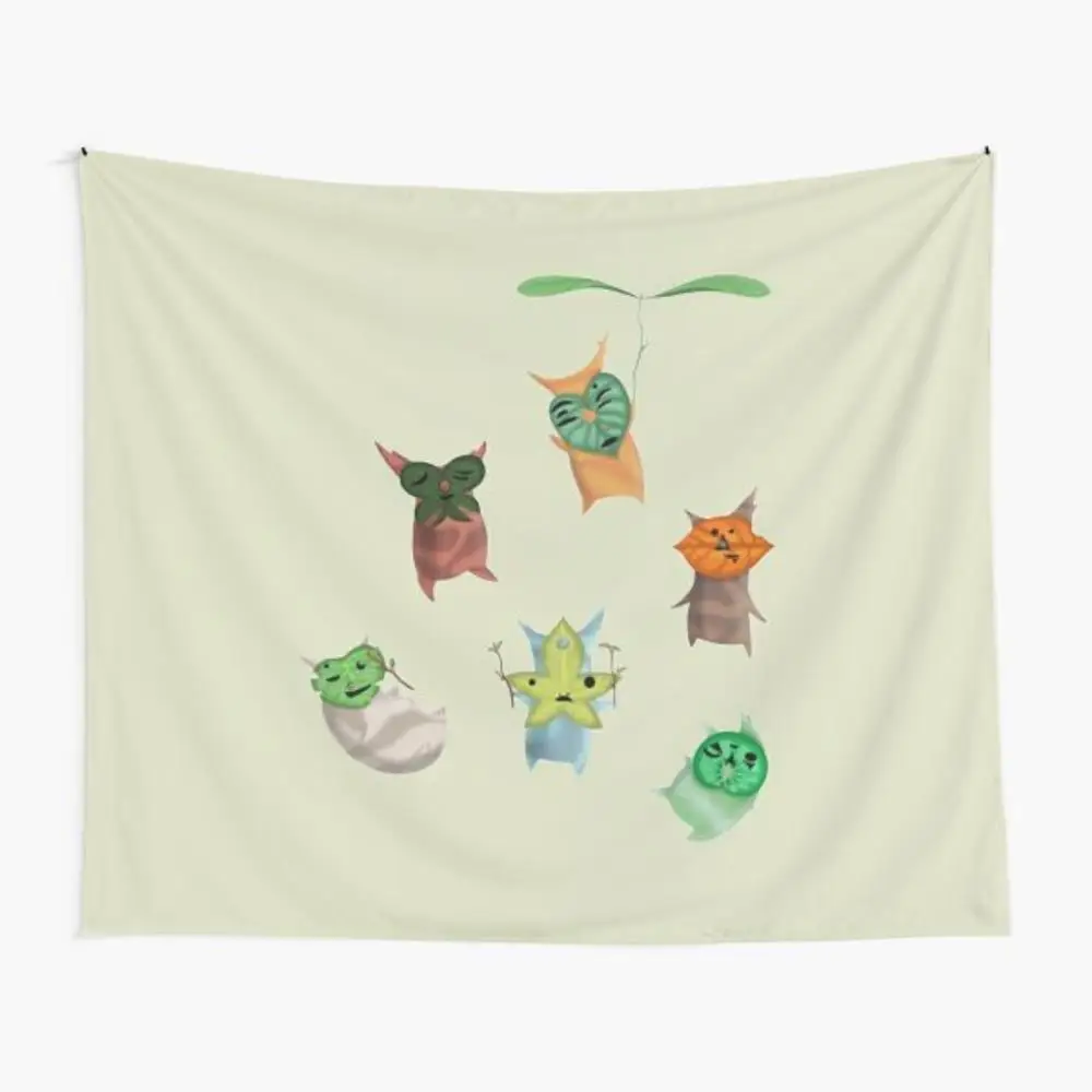 

Korok Sticker Pack Tapestry Tapestry Decor Beautiful Wall Yoga Towel Blanket Decoration Mat Colored Hanging