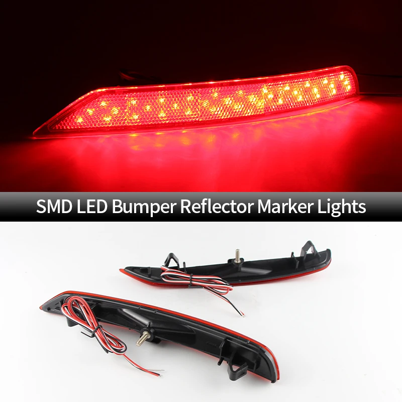 2 шт. для Subaru Forester 2009-2018 высококачественный автомобильный задний бампер