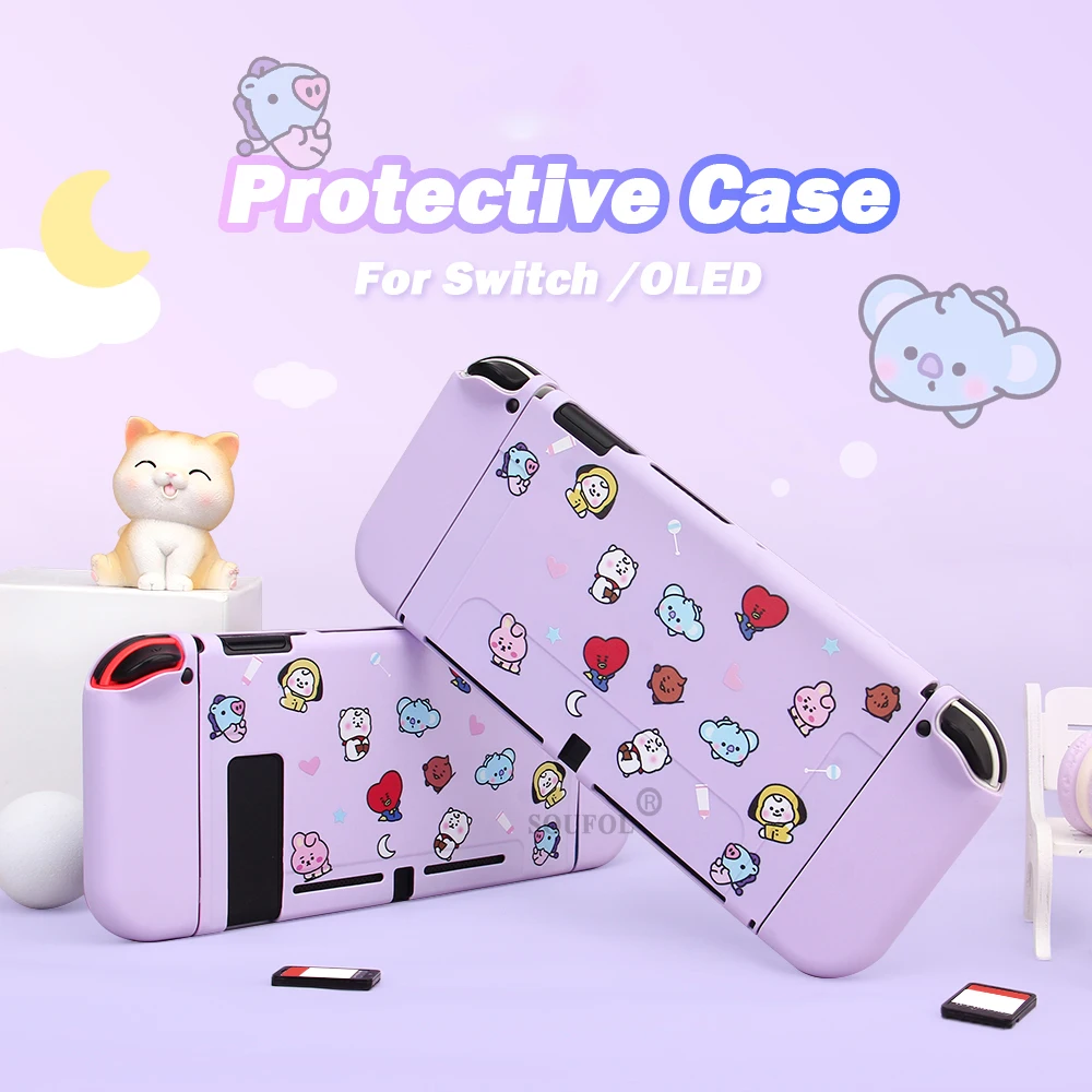 

For Nintend Switch OLED / Switch / Lite Non-slip Cute Cartoon Anime Soft Case Kawaii Skin Protective Cover Shell Accessories