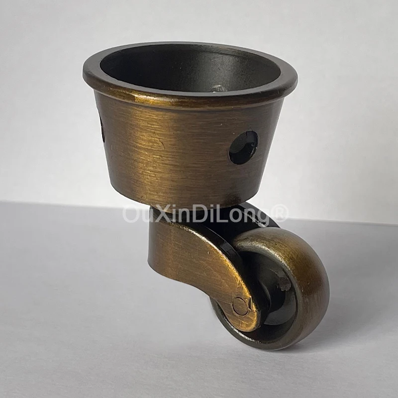 Sofa Round Cups Furniture Castors Legs Wheels Retro Universal Caster Fg1027