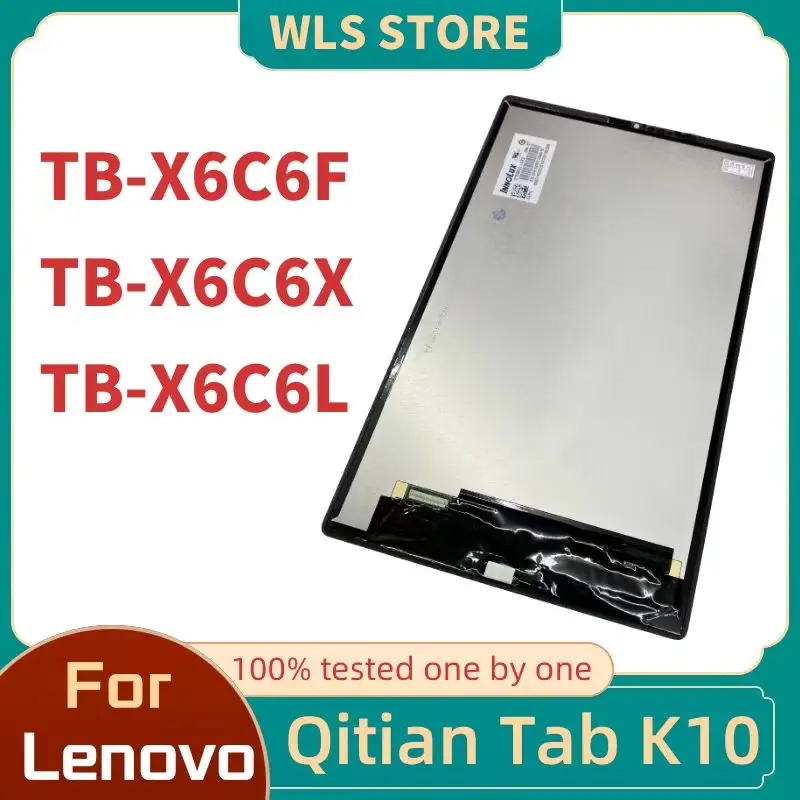 Оригинальный 10,3 дюймовый ЖК-дисплей с сенсорным дигитайзером, экран для Lenovo Qitian Tab K10 TB X6C6 TB-X6C6F, запасные части