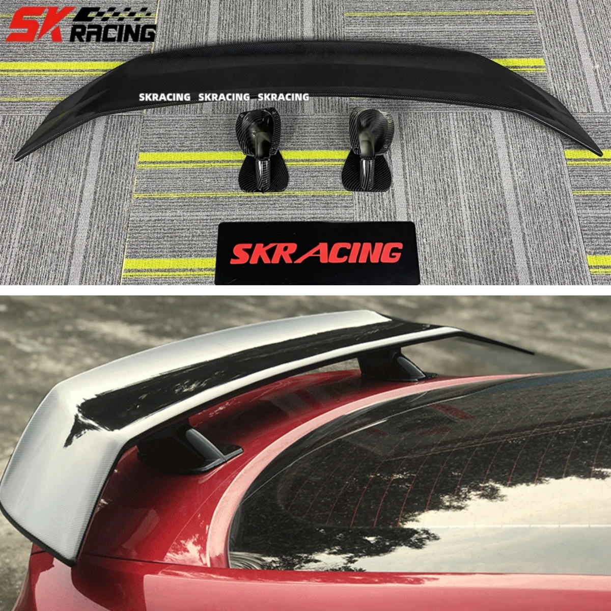 Лидер продаж глянцевый черный задний спойлер для Ford Mondeo Fusion 2013-2018 багажник губа