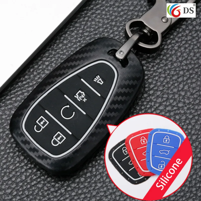 

ABS Remote Key Cover Case for Chevrolet Holden Camaro Equinox Cruze Malibu TRAX Orlando Volt bolt EV 2016-2019 keychain
