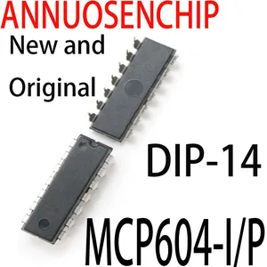 1PCS New and Original MCP604 DIP-14 MCP604-I/P