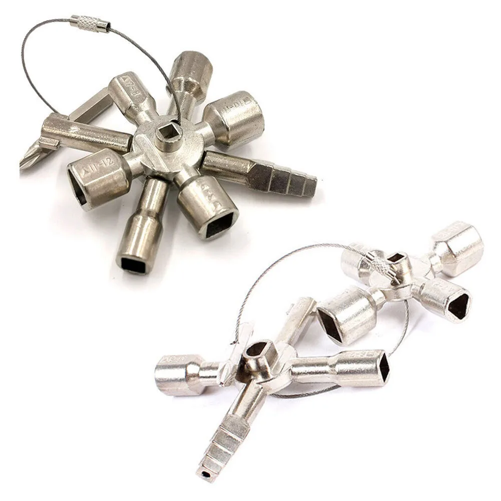 

Ключ Гаечный 10 в 1, многофункциональный портативный треугольный торцевой ключ для кондиционеров, ручной инструмент для ремонта