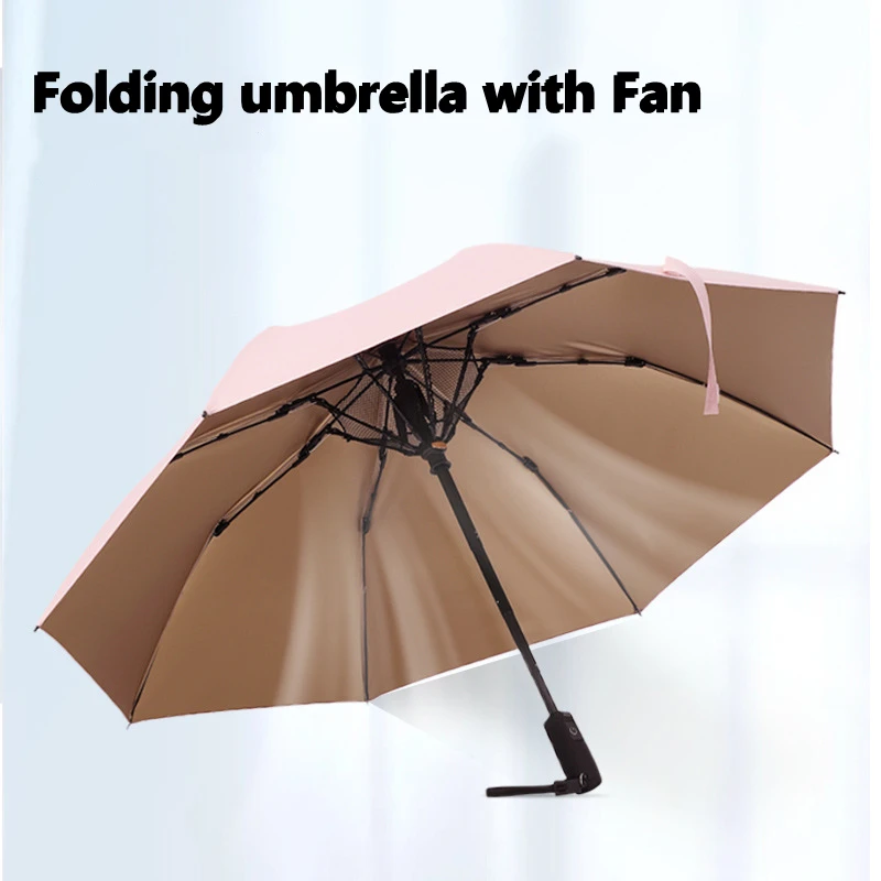 

Cool For With Gift Parasol Folding Sun-proof Elegant Anti-uv Ultra-light Fan Umbrellas Summer Umbrellas Charge