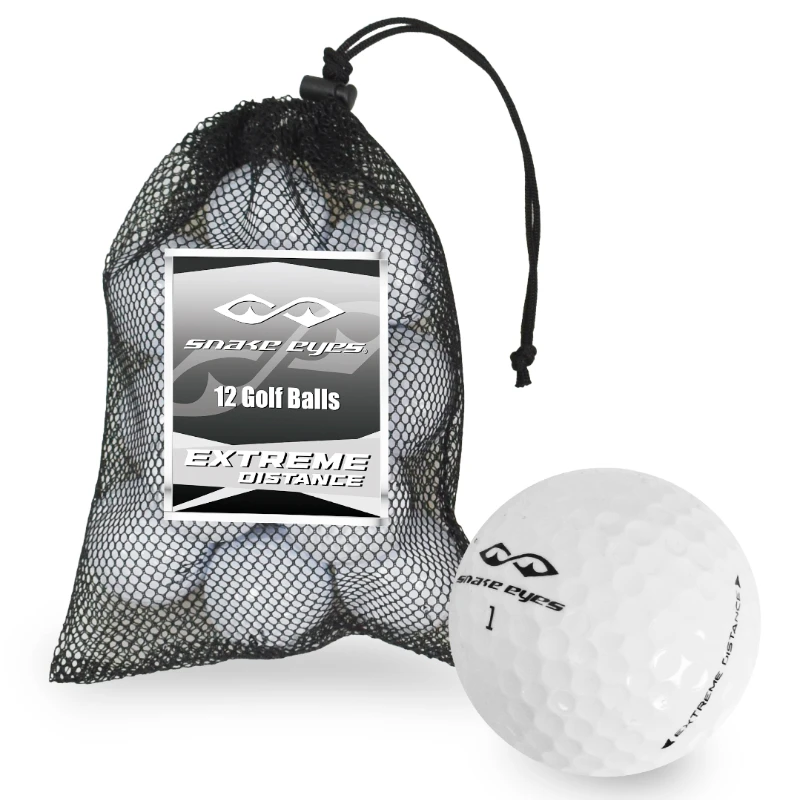 Extreme Distance Golf Balls [12-Ball Mesh Bag] White