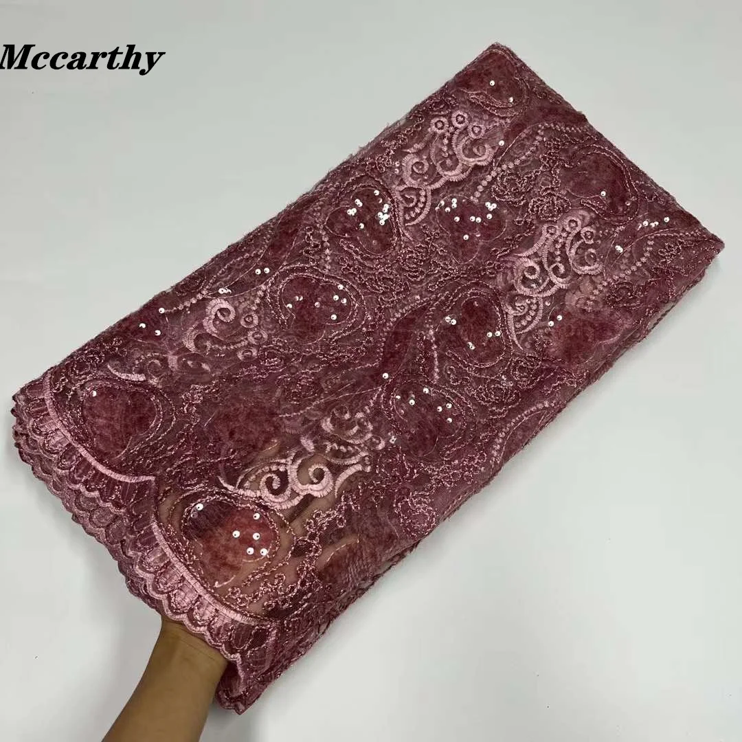 

African French Tulle Lace Green Sequins African Lace Fabric 2022 African Net Lace 5Yards Nigerian Lace Fabric For Wedding