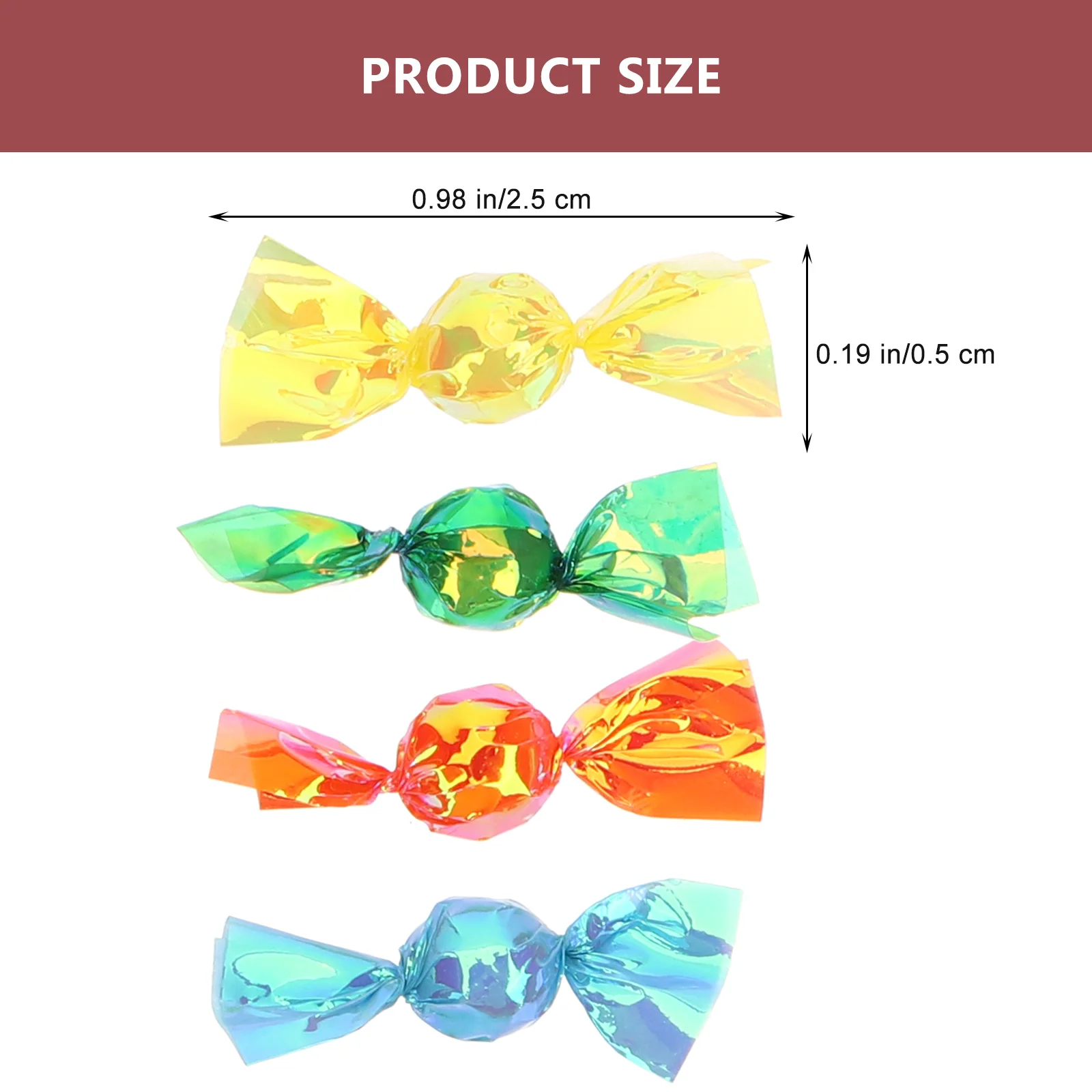 Рождественские конфеты украшения кукольный домик миниатюрные цветные леденцы