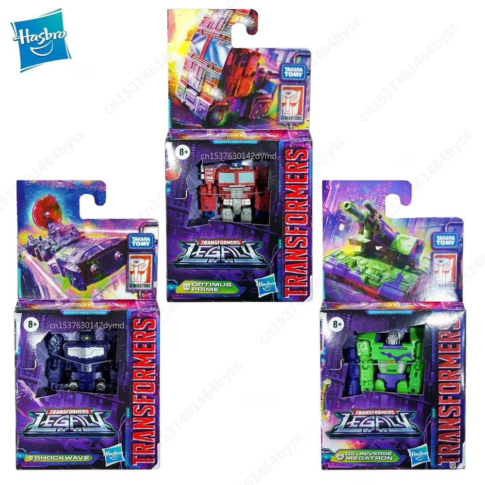 

Hasbro Transformers Legacy Series Core Optimus Prime G2 Megatron Shockwave Action Figure Toy Collection Hobby Gift