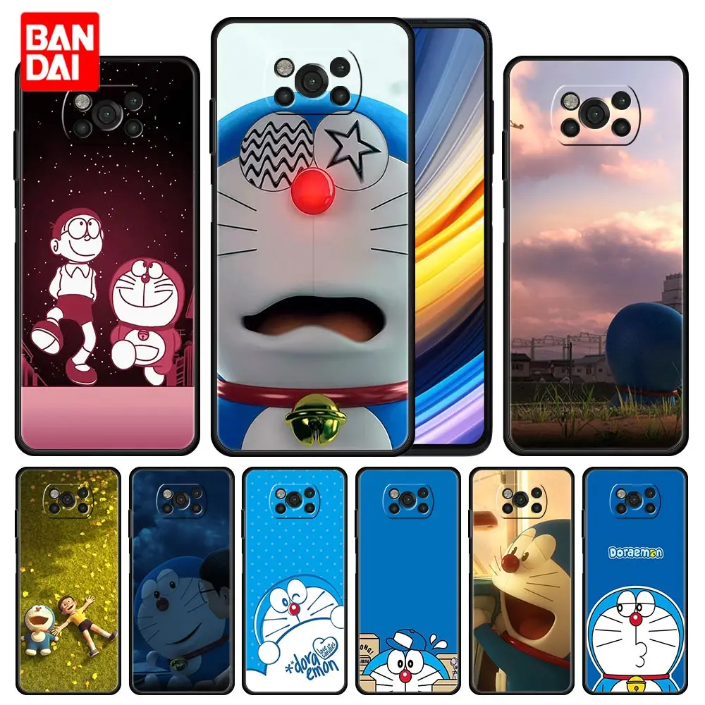 

Cover Case for Xiaomi Mi Poco X3 NFC F3 11t 11Lite M3 X3 Redmi Note 10s 10t 9t 11Pro+ K40 Pro Plus Cell Anime Doraemon Cute