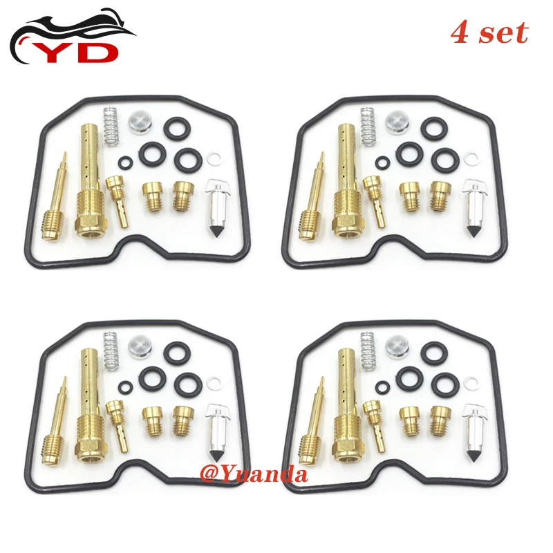 

4 Set For Suzuki GSF600S BANDIT GSF600 GSF 600S 1996-1999 Motorcycle Carburetor Repair Kit Gasket Parts