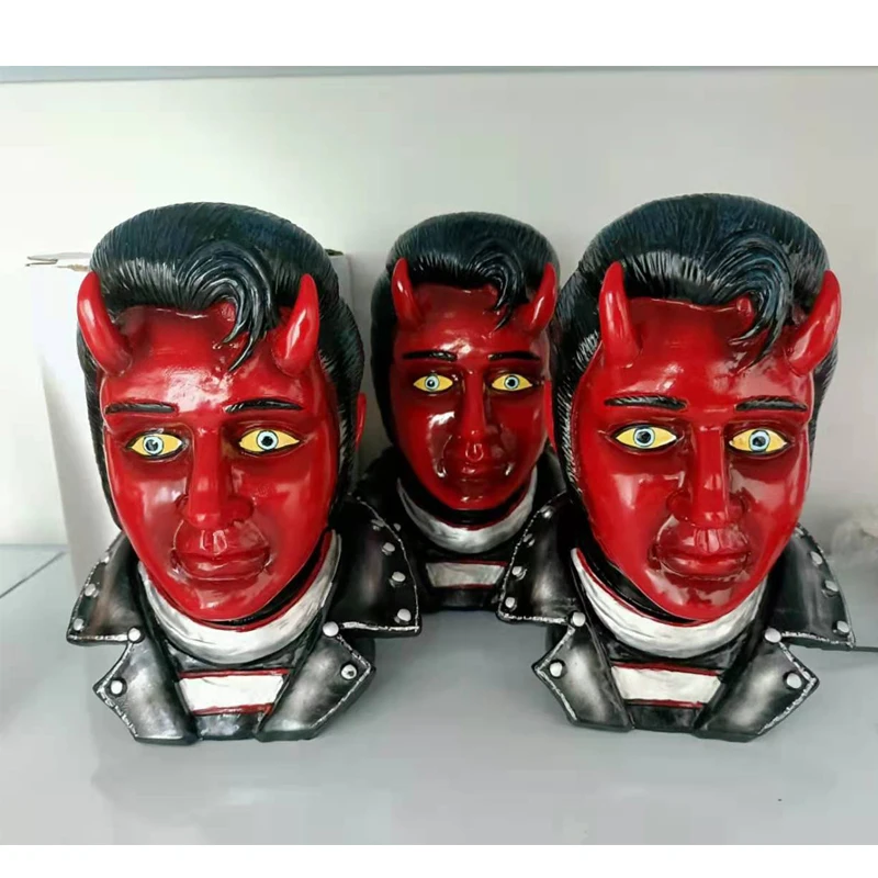 

1 шт. скульптура злого демона сшитая креативная Классическая Хэллоуин скульптура демона ужасов и ужасов для Дома Офиса 2022