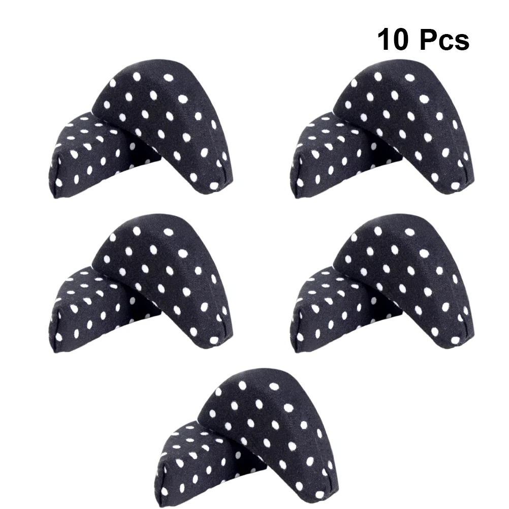 

5 Pairs Sponge Toe Filler Inserts Big Toe Plug Pads Unisex Shoe Inserts for Men Pumps Flats Sneakers Shoes Too Big Round Spot
