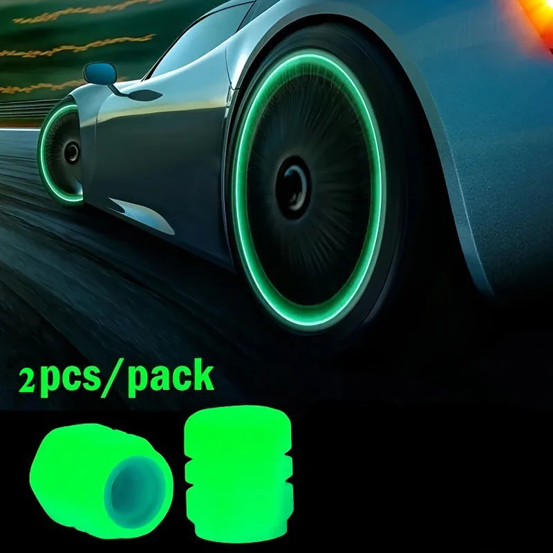 2/4 шт. универсальная светящаяся крышка клапана для автомобильных шин, мотоцикл, велосипед для BMW Hyundai Lada Chery Geely Yamaha Ford Seat Skoda, аксессуары