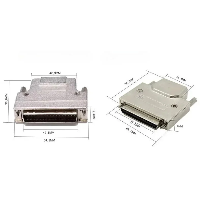 Фото Кабель SCSI HPDB68 - VHDCI68, большой 68-контактный на малый 68-контактный, соединительный кабель SCSI68, 0.5~10 м, настраиваемый №4