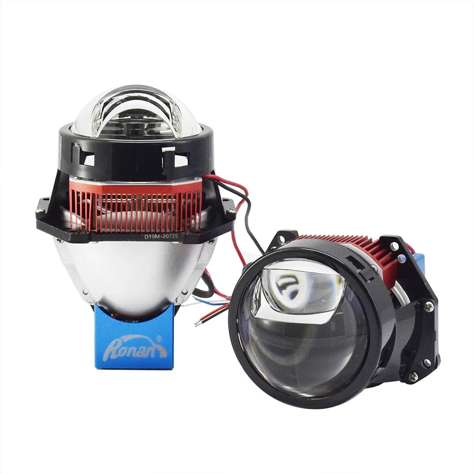 

Ronan 3-дюймовая матричная вспомогательная гиперболоидная Bi-светодиодный Лазерная линза проектора 60 Вт 5600LUX для Hella 3R G5 модернизация автомобильных фар