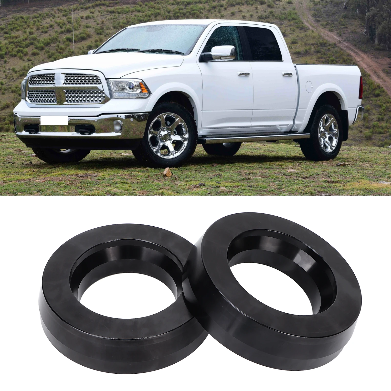 2 шт. 2in подъемник передний выравнивающий комплект углеродистая сталь