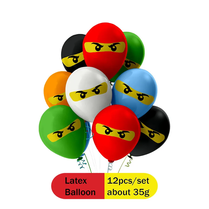 

Латексные шары Disney, Ниндзя, 12 шт.