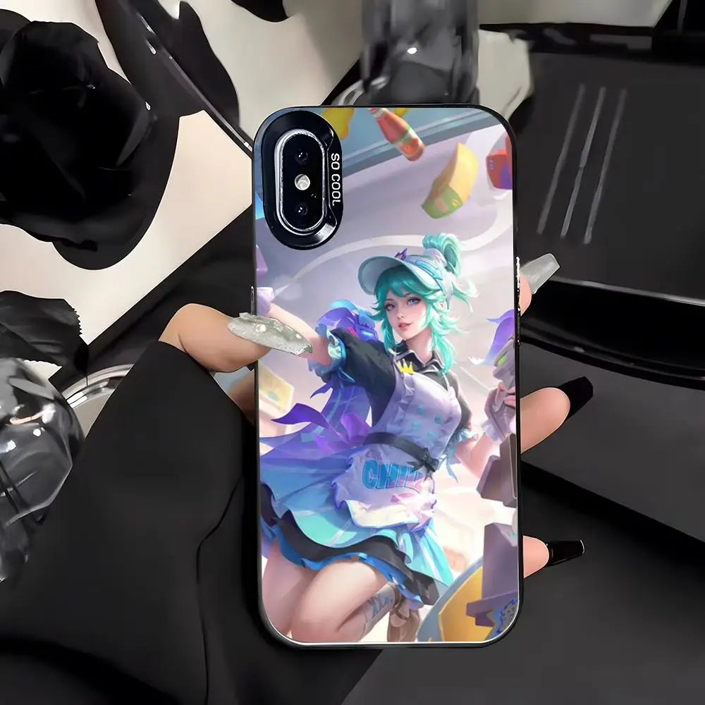 Чехол для телефона Game-Honor Of Kings Hero для iPhone 17 Air 16 E 15 14 Plus 13 12 11 Pro Max, цветной, серебристый (art.: 3920dc1e7dff8) - 3920dc1e7dff8
