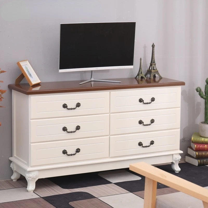 

Американский шкаф из твердой древесины, современный простой шкаф для хранения с выдвижными ящиками, мебель для гостиной