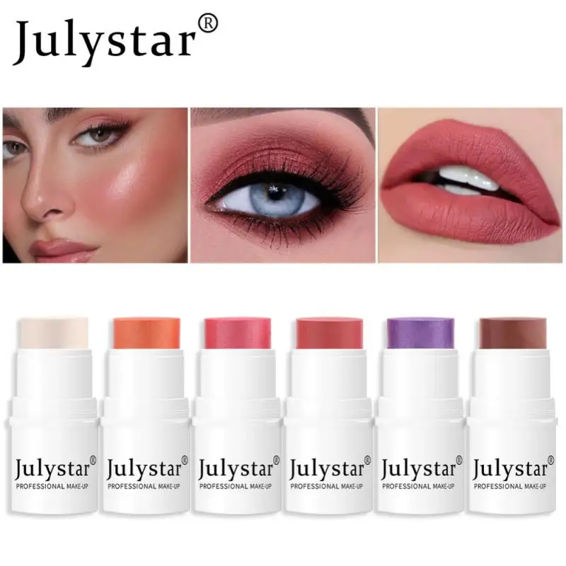 

4 Color Blush Stick Monochrome Matte Shimmer Highlighter Contour Shadow Cream Pen Moisturizing Waterproof Facial Makeup Tools