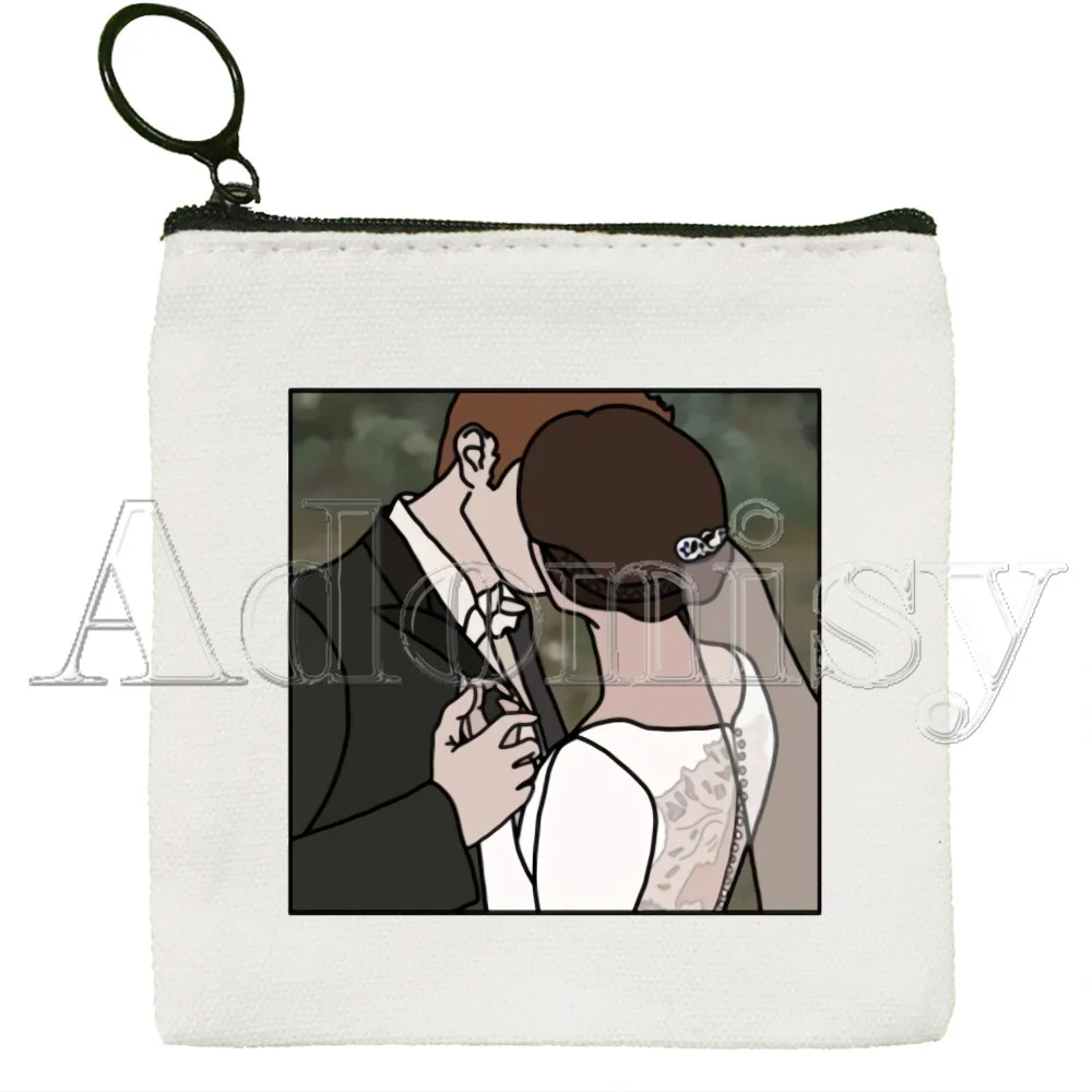 Twilight Coin Purse Vintage Mini Wallet Change Pouch Household Portable Keys Card Storage Card Bag Zipper