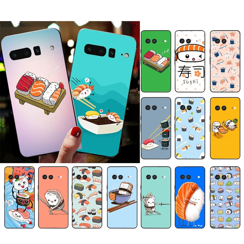 

Phone Case for Google Pixel 7 Pro 7 6A 6 Pro 5A 4A 3A Pixel 4 XL Pixel 5 6 4 3 XL 3A XL 2 XL Sushi