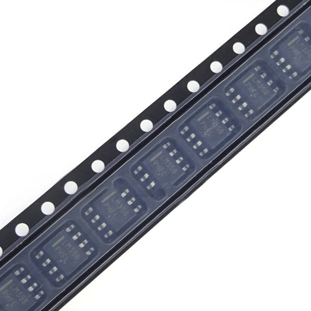 

10 шт., SMD-усилитель LM358DR, двойные оперативные усилители SOP8 LM358