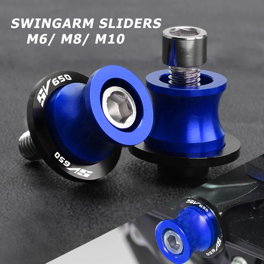 

NEW Motorcycle Swingarm Spools Stand Screws Sliders CNC Aluminum Accessories FOR SUZUKI SV650 SV 650 1999-2019 2020 2021 2022
