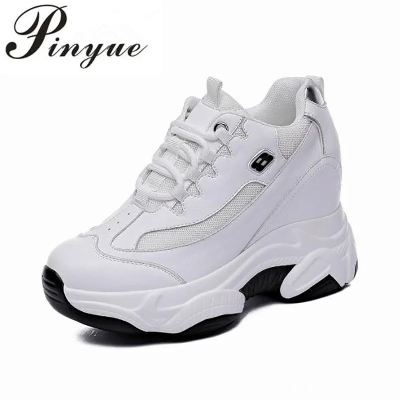 

Женские кожаные кроссовки на массивной вулканизированной подошве, размер 34, 39